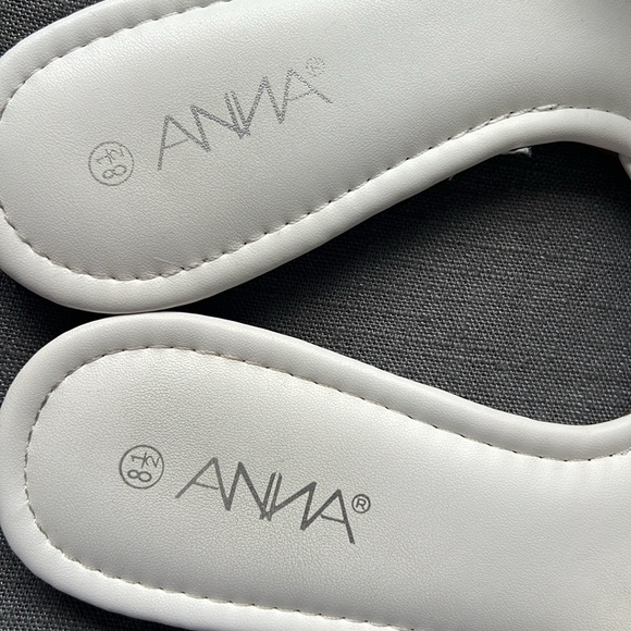 white sandals - Picture 2 of 3